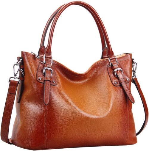 HESHE Leather Purses and Handbag for Women Shoulder Bag Tote Top Handle Bag HESHE Leather Purses and Handbag for Women Shoulder Bag Tote Top Handle Bag