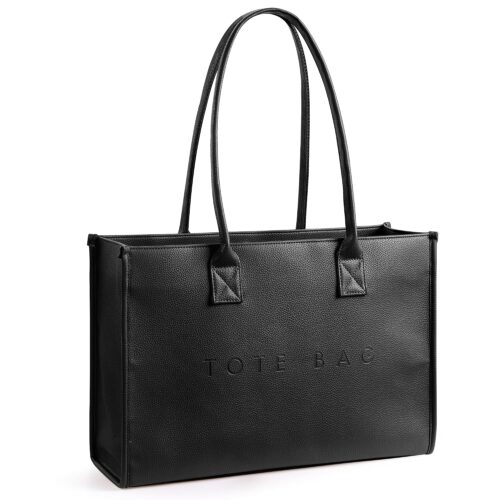 KALIDI Oversize Pu Leather Tote Bag Women Weekender Bag Shopper Handbags Purses with Top Handle Work KALIDI Oversize Pu Leather Tote Bag Women Weekender Bag Shopper Handbags Purses with Top Handle Work