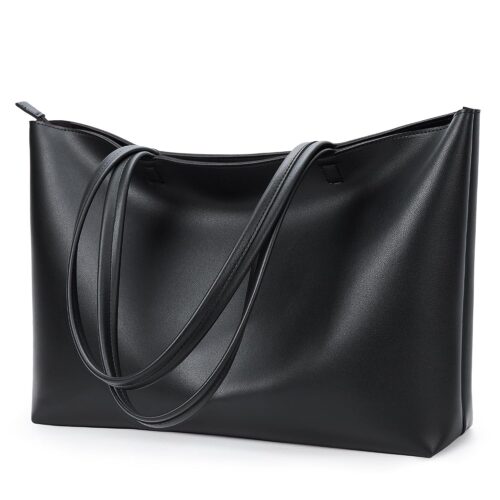 KALIDI Tote Bag Zipper Shoulder Bag Vegan Leather Purses Satchel for Women KALIDI Tote Bag Zipper Shoulder Bag Vegan Leather Purses Satchel for Women