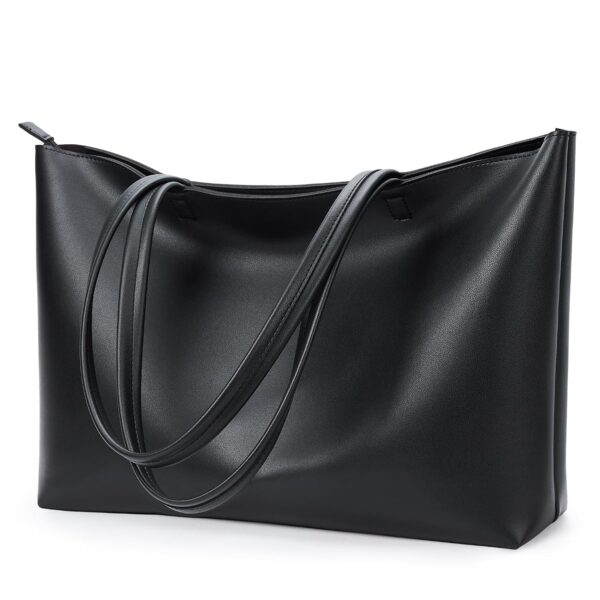 KALIDI Tote Bag Zipper Shoulder Bag Vegan Leather Purses Satchel for Women KALIDI Tote Bag Zipper Shoulder Bag Vegan Leather Purses Satchel for Women