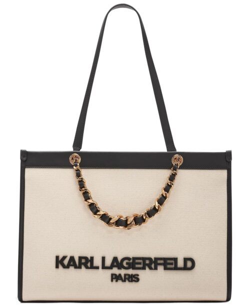 KARL LAGERFELD Women's Savoie Tote Bag With Logo KARL LAGERFELD Women's Savoie Tote Bag With Logo