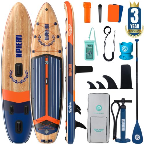 Niphean (Extra Large) Inflatable Paddle Board, SUP for 2+1 People/Family Niphean (Extra Large) Inflatable Paddle Board, SUP for 2+1 People/Family